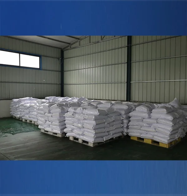 Massive inventory of Benzoic Acid in 25kg bags at our warehouse, ready for global export.
