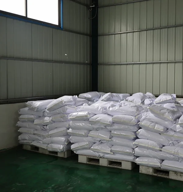 Potassium benzoate warehouse storage and inventory stock