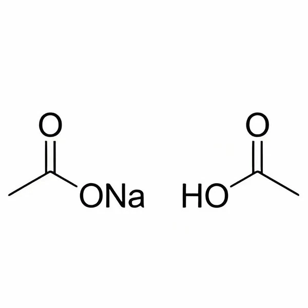 Food grade sodium diacetate molecular structure for bakery and meat preservation