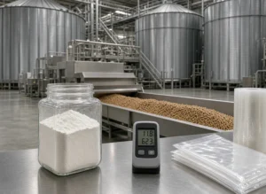 Calcium propionate in animal feed used as a mold inhibitor for feed storage